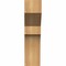 Ekena Millwork Monterey Smooth Corbel, Western Red Cedar, 3 1/2"W x 6"D x 14"H COR04X06X14MON00SWR - alternate 2